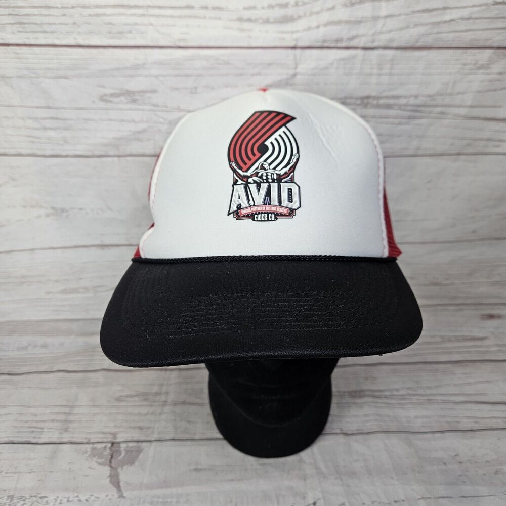 Portland Trailblazers Snapback Mesh Trucker Hat Otto Cap Avid Cider Co. SGA
